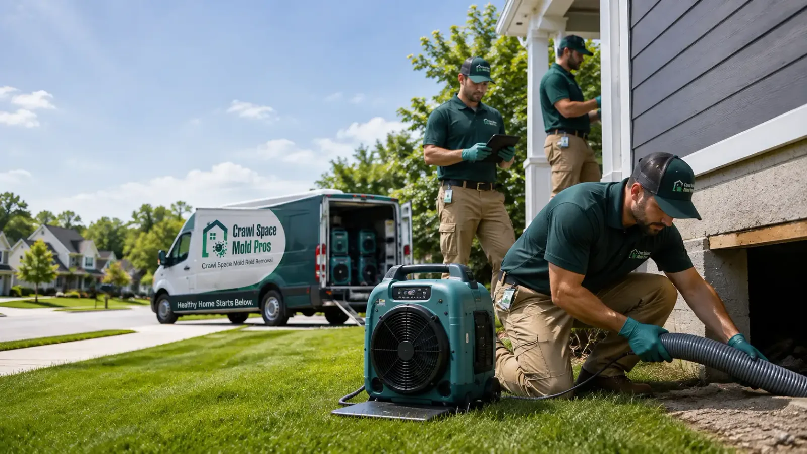 Crawl Space Mold Removal in Hubbard, OR